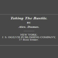 Taking the Bastile